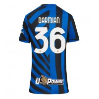 Camiseta Inter Milan Matteo Darmian #36 Primera Equipación Replica 2024-25 para mujer mangas cortas